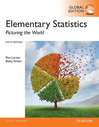 9781292243634: Elementary Statistics: Picturing the World plus Pearson MyLab Statistics with Pearson eText, Global Edition