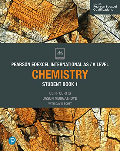 9781292244860: PEARSON EDEXCEL INTERNATIONAL AS A LEVEL: CHEMISTRY: Student Book 1 (Edexcel International A Level) - 9781292244860