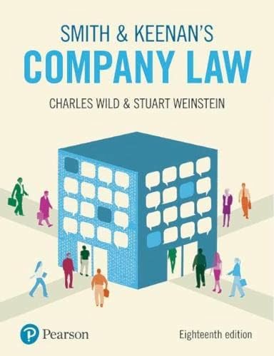 Stock image for Smith & Keenan's Company Law, 18th edition for sale by medimops