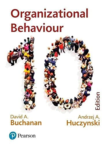 Stock image for HucBuc: Organizational Behaviour for sale by HPB-Red