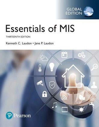Stock image for Essentials of MIS, Global Edition for sale by Discover Books