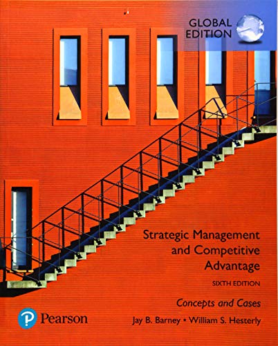 Imagen de archivo de Strategic Management and Competitive Advantage: Concepts and Cases, Global Edition a la venta por medimops