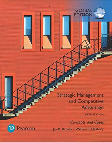 9781292258041: Strategic Management and Competitive Advantage: Concepts and Cases, Global Edition