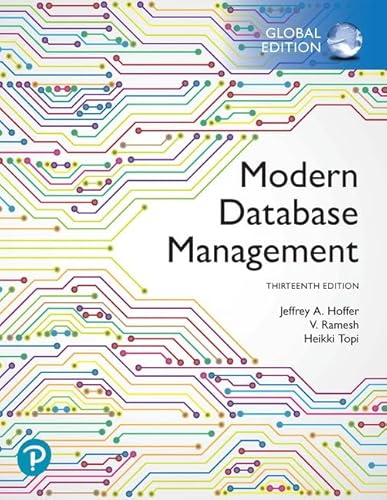 9781292263359: Modern Database Management, Global Edition