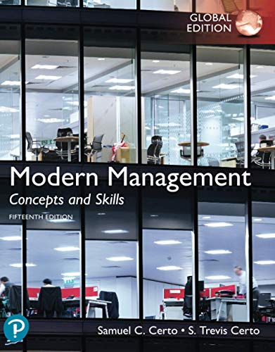 Stock image for Modern Management: Concepts and Skills, Global Edition for sale by SecondSale