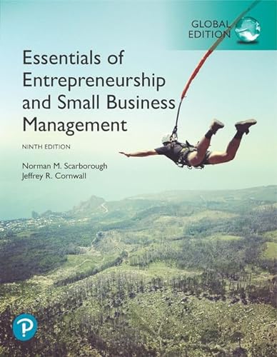 Stock image for Essentials of entrepreneurship and Small Business Management Ge 9/ed for sale by Romtrade Corp.