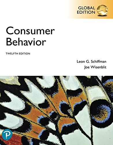 Stock image for CONSUMER BEHAVIOR, GLOBAL EDITION, 12TH EDITION for sale by Books Puddle