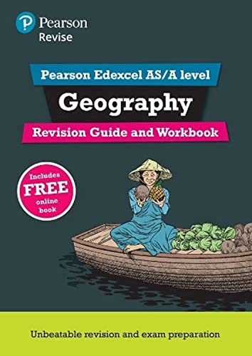 Stock image for REVISE Pearson Edexcel ASA Level Geography Revision Guide Workbook includes online edition Revise Edexcel GCE Geography 16 for sale by PBShop.store UK