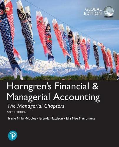 9781292270753: Horngren's Financial & Managerial Accounting, The Managerial Chapters and The Financial Chapters + MyLab Accounting with Pearson eText, Global Edition