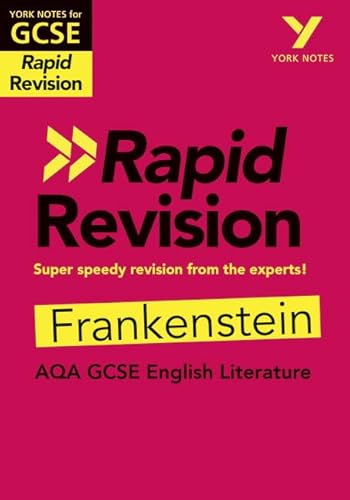 9781292270975: York Notes for AQA GCSE Rapid Revision: Frankenstein catch up, revise and be ready for and 2023 and 2024 exams and assessments: - catch up, revise and be ready for 2022 and 2023 assessments and exams
