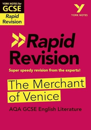 

York Notes for AQA GCSE (9-1) Rapid Revision: The Merchant of Venice Paperback