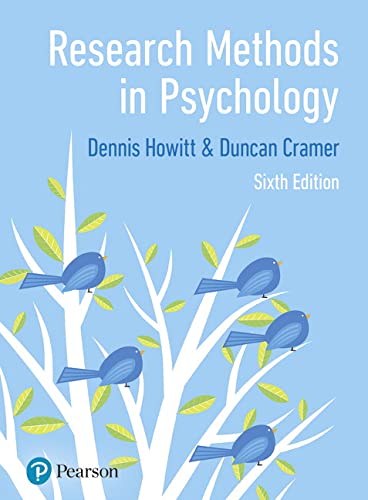 Stock image for Research Methods in Psychology for sale by Monster Bookshop