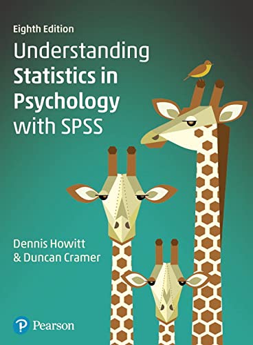 Beispielbild fr Understanding Statistics in Psychology with SPSS zum Verkauf von Monster Bookshop