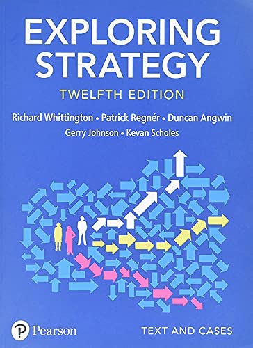 Beispielbild fr Exploring Strategy, Text and Cases 12e US Edition zum Verkauf von SellOnline2020