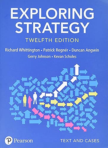 Imagen de archivo de Exploring Strategy, Text and Cases 12e US Edition a la venta por SellOnline2020