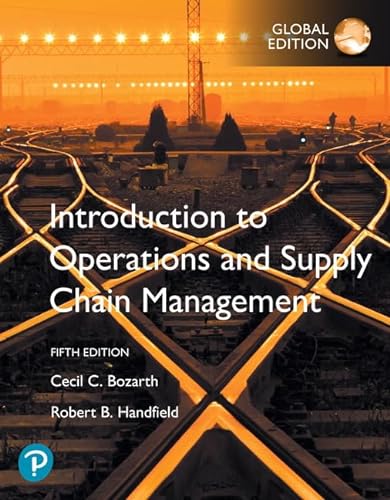 Stock image for INTRODUCTION TO OPERATIONS AND SUPPLY CHAIN MANAGEMENT, GLOBAL EDITION,5TH EDITION for sale by Basi6 International