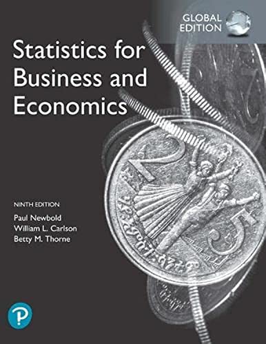 9781292315034: Statistics for Business and Economics, Global Edition