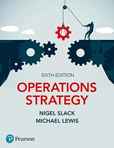 Stock image for Operations Strategy for sale by Revaluation Books