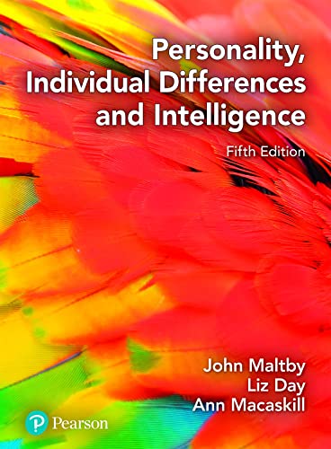 Beispielbild fr Personality, Individual Differences And Intelligence 5 ed zum Verkauf von GreatBookPrices