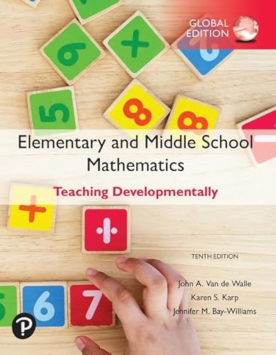 Imagen de archivo de Elementary and Middle School Mathematics: Teaching Developmentally, Global Edition a la venta por Better World Books