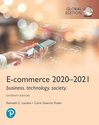 9781292343167: E-commerce 2020-2021: Business, Technology and Society, Global Edition