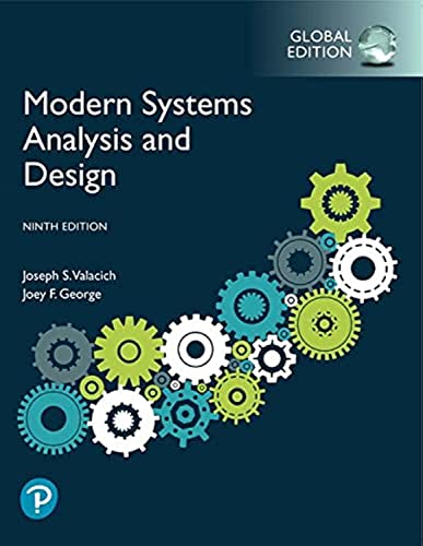 9781292351629: Modern Systems Analysis and Design, Global Edition