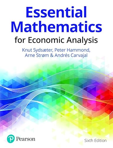 9781292359281: Essential Mathematics for Economic Analysis