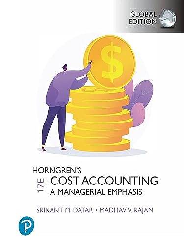 9781292363073: Horngren's Cost Accounting, Global Edition