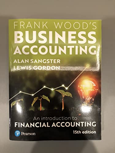 Beispielbild fr Frank Wood's Business Accounting 15th Edition zum Verkauf von Monster Bookshop