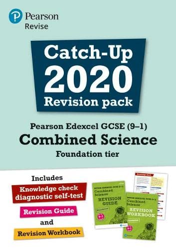 Beispielbild fr Pearson Edexcel GCSE (9-1) Combined Science Foundation tier Catch-up 2020 Revision Pack (Revise Edexcel GCSE Science 16) zum Verkauf von Monster Bookshop
