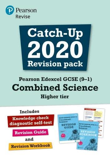 Imagen de archivo de Pearson Edexcel Gcse (9-1) Combined Science Higher Tier Catch-Up 2020 Revision Pack a la venta por GreatBookPrices