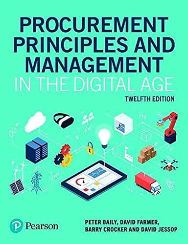 Beispielbild fr Procurement Principles and Management in the Digital Age, 12e zum Verkauf von Monster Bookshop