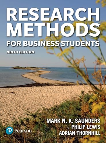 Stock image for Saunders Research Methods 9e 9 ed for sale by GreatBookPrices