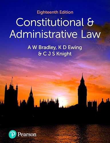 Stock image for Constitutional & Administrative Law 18e for sale by Romtrade Corp.