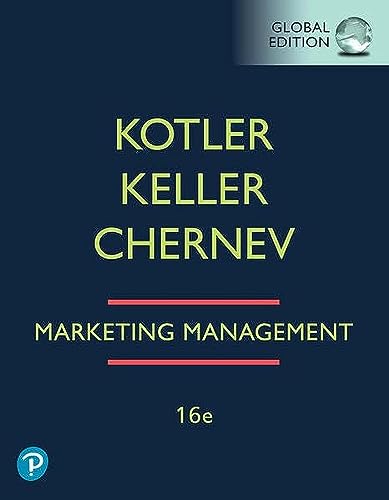 Beispielbild fr Marketing Management, Global Edition zum Verkauf von Monster Bookshop