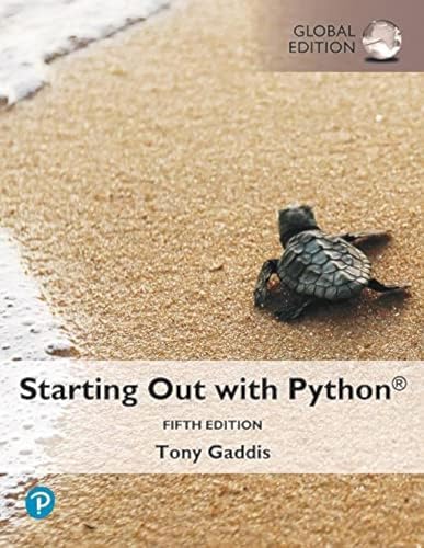 Stock image for Starting Out with Python [Global Edition] for sale by Sunshine State Books