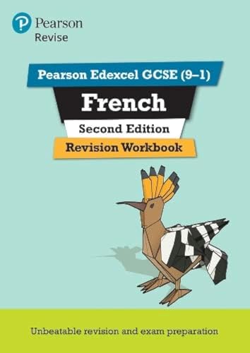 9781292412177: Pearson REVISE Edexcel GCSE (9-1) French Revision Workbook: For 2024 and 2025 assessments and exams: for home learning, 2022 and 2023 assessments and exams