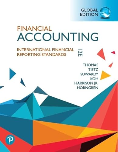 Beispielbild fr Financial Accounting, Global Edition zum Verkauf von Monster Bookshop