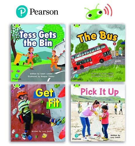 9781292424651: Learn to Read at Home with Bug Club Phonics: Phase 2 - Reception Term 1 (4 non-fiction books) Pack D