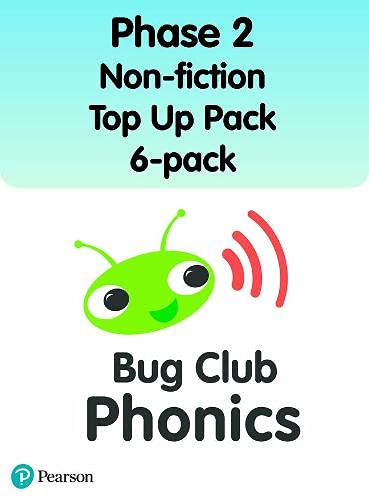 9781292424705: Bug Club Phonics Phase 2 Non-fiction Top Up Pack 6-pack (96 books)