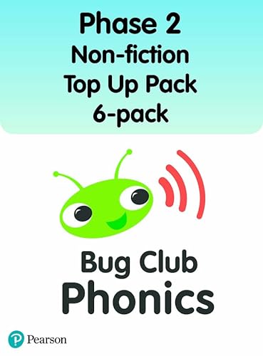 9781292424705: Bug Club Phonics Phase 2 Non-fiction Top Up Pack 6-pack (96 books)