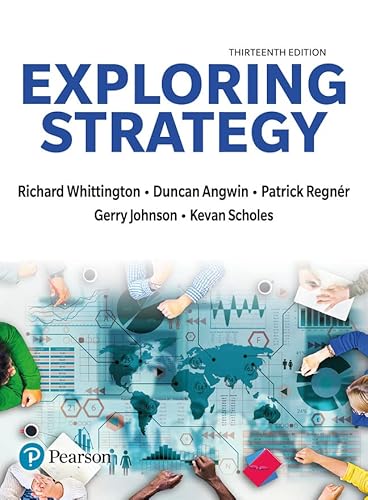 Beispielbild fr Exploring Strategy Text Only 13 ed zum Verkauf von GreatBookPrices