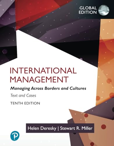 Imagen de archivo de International Management: Managing Across Borders and Cultures,Text and Cases, Global Edition, 10th edition a la venta por Romtrade Corp.