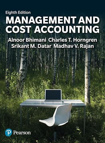 Imagen de archivo de Management and Cost Accounting a la venta por Revaluation Books