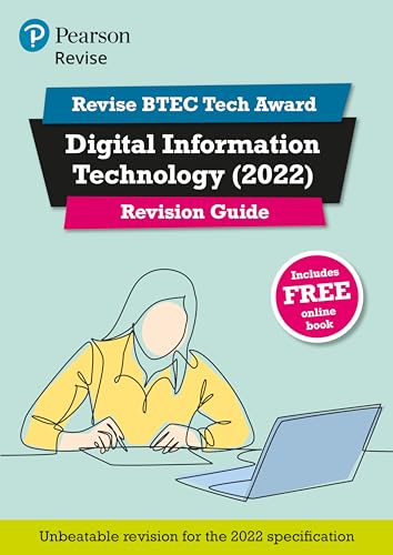 Imagen de archivo de Pearson REVISE BTEC Tech Award Digital Information Technology 2022 Revision Guide inc online edition - 2023 and 2024 exams and assessments: for home . Tech Award in Digital Information Technology) a la venta por AwesomeBooks