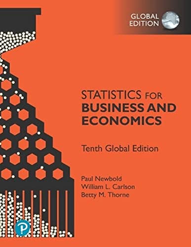 Stock image for Statistics for Business and Economics, Global Edition, 10th edition for sale by Basi6 International