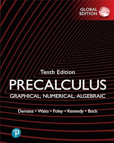 Imagen de archivo de Precalculus: Graphical, Numerical, Algebraic a la venta por Basi6 International