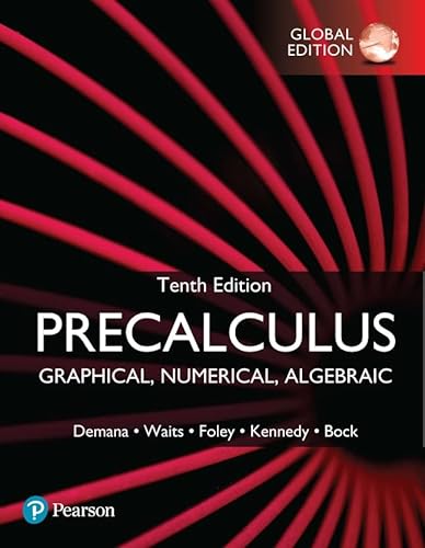 Stock image for Precalculus: Graphical, Numerical, Algebraic for sale by Basi6 International