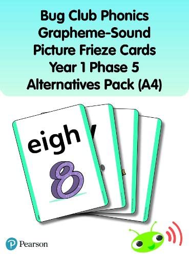 Stock image for Bug Club Phonics Grapheme-Sound Picture Frieze Cards Year 1 Phase 5 Alternatives (A4) for sale by Blackwell's