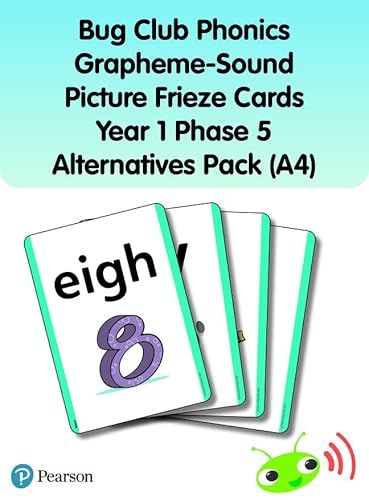 Stock image for Bug Club Phonics Grapheme-Sound Picture Frieze Cards Year 1 Phase 5 Alternatives (A4) for sale by Blackwell's